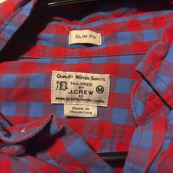 Men’s JCREW Button-down Flannel Style Slim Fit M - Picture 4 of 5